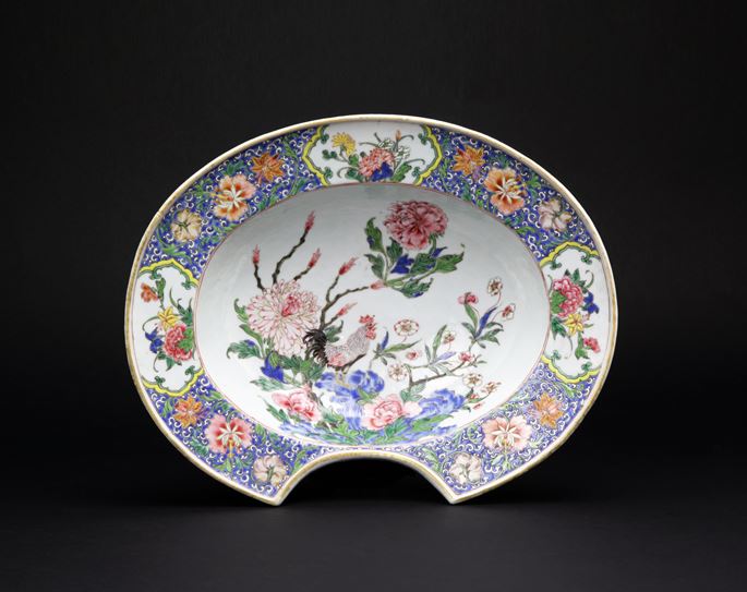 Chinese export porcelain famille rose barbers&#39; bowl | MasterArt